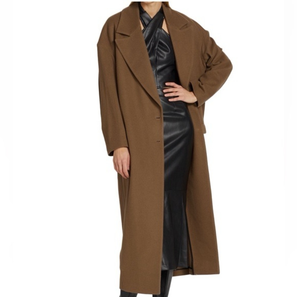 Fabulous AMIRI Tan Cashmere Oversize Coat